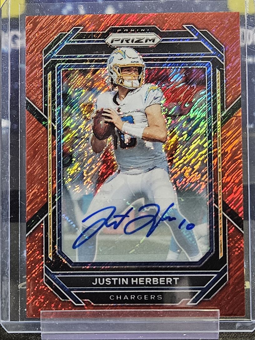 Justin Herbert Autographed 2020 Chronicles Panini Rookie Card #PA-3 Los  Angeles Chargers Auto Grade Gem Mint 10 Beckett BAS Stock #206689 - Mill  Creek Sports