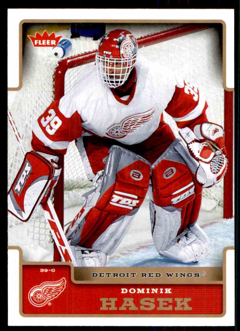 2006-07 NHL FLEER DOMINIK HASEK DETROIT RED WINGS #73 | eBay