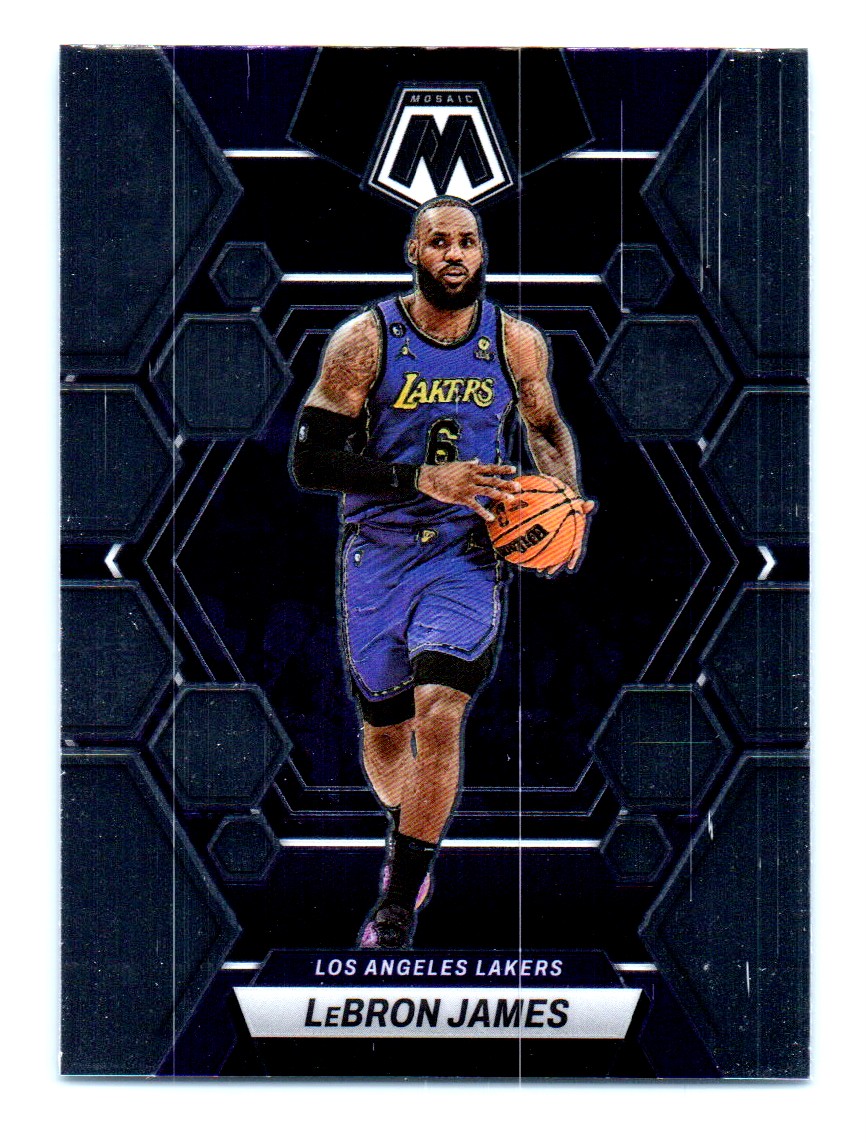 LAKERS 98 LeBRON JAMES 未開封 2022-23 Panini Mosaic Basketball Lebron James #98 Los
