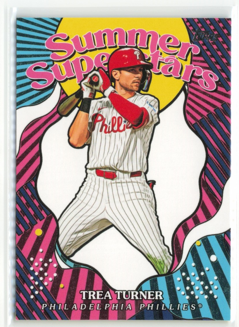 5シリ　topps wbc 2023 TREA TURNER ターナー 2023 Topps Update Trea Turner Silver Pack Mojo Refractor