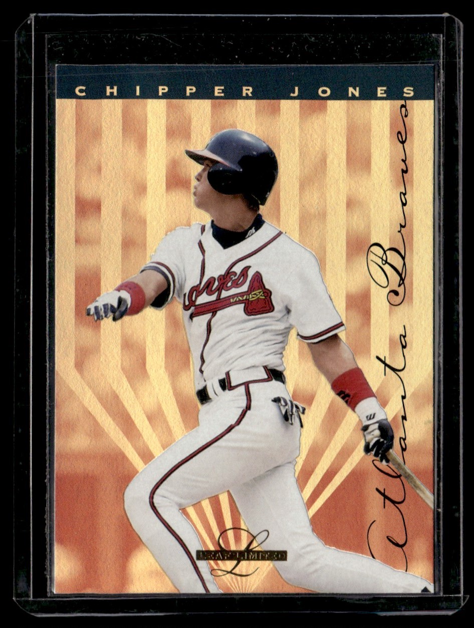 1995 Leaf Limited Gold Chipper Jones Atlanta Braves #22 | eBay