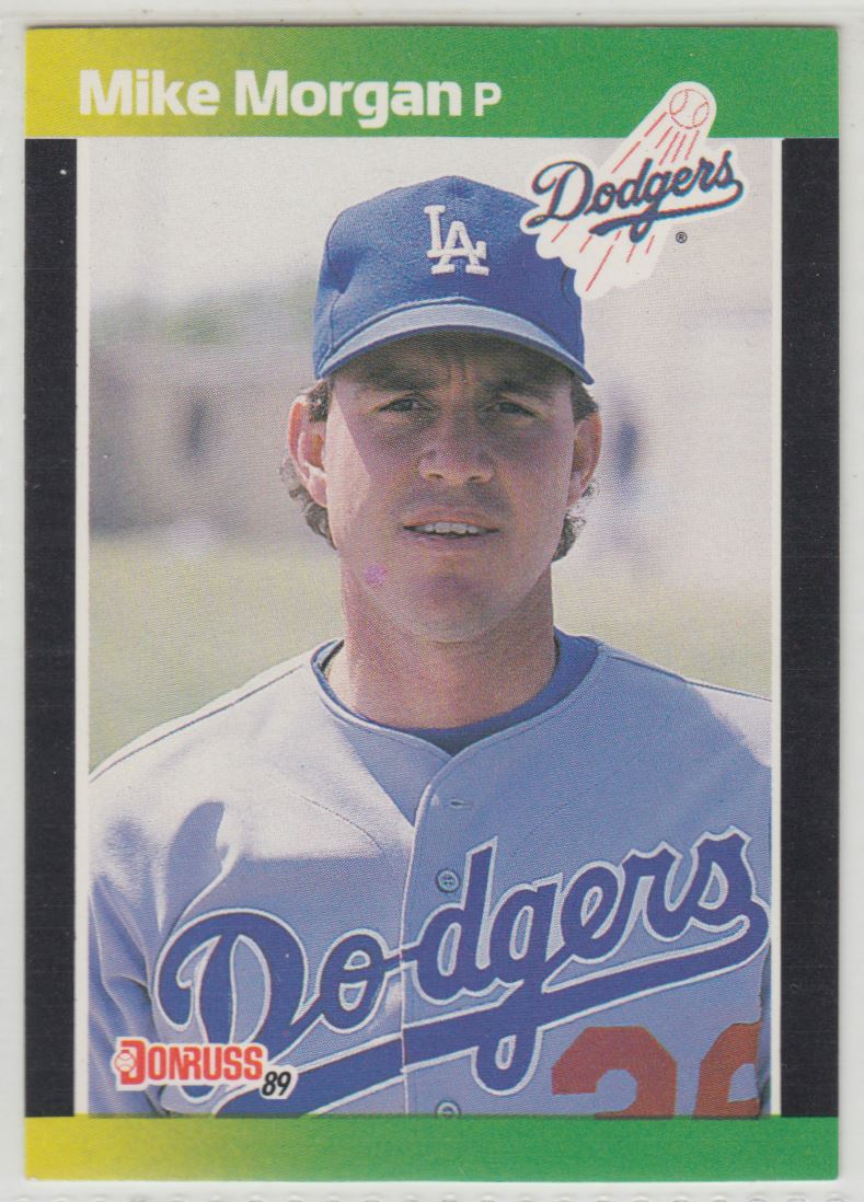 1989 Donruss Baseball's Best Mike Morgan #122 card front image