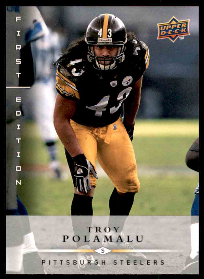 Troy Polamalu Pittsburgh Steelers Mosaic Hall of Fame Base Card #281