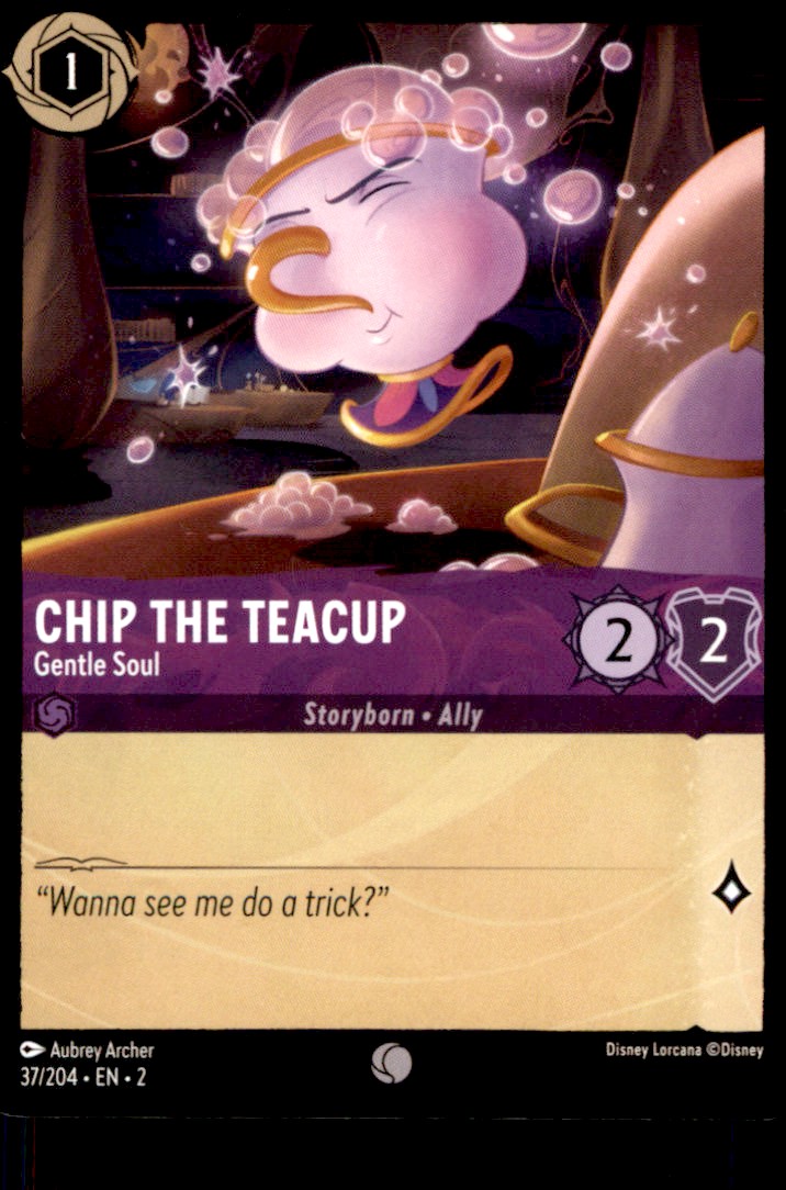 2023 Disney Lorcana - Rise of the Floodborn Chip the Teacup