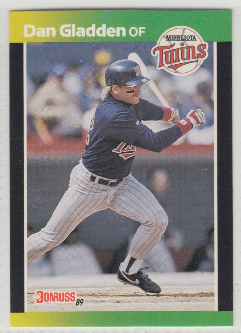 1989 Donruss Baseball's Best Dan Gladden #298 card front image