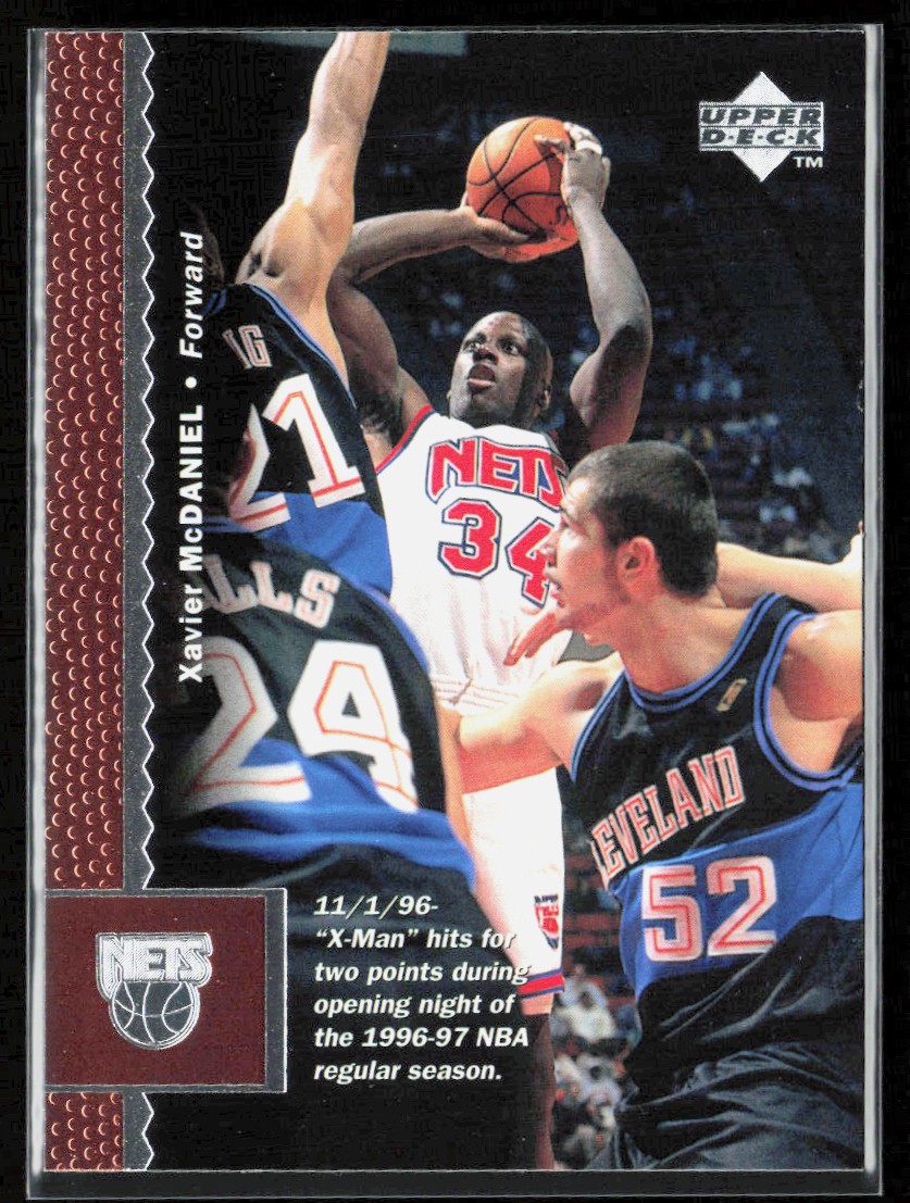 1996-97 Upper Deck Xavier McDaniel New Jersey Nets #257 | eBay