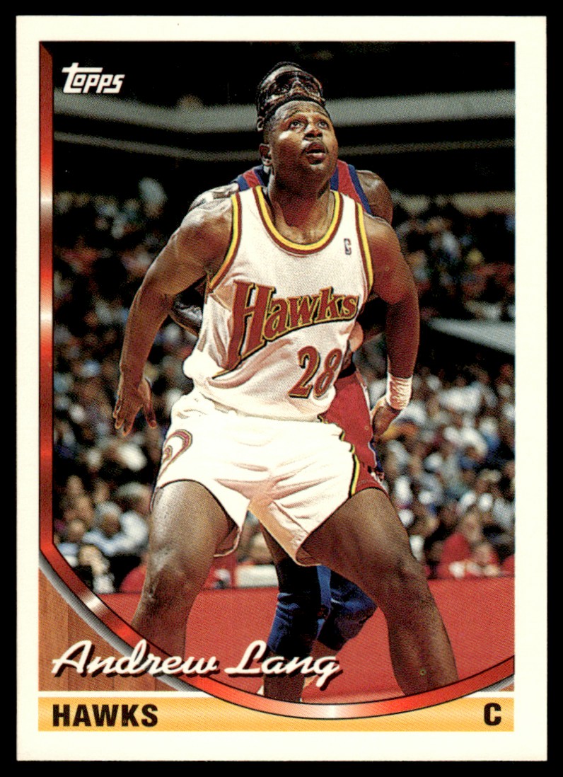 1993-94 Topps #239 Andrew Lang Atlanta Hawks | eBay