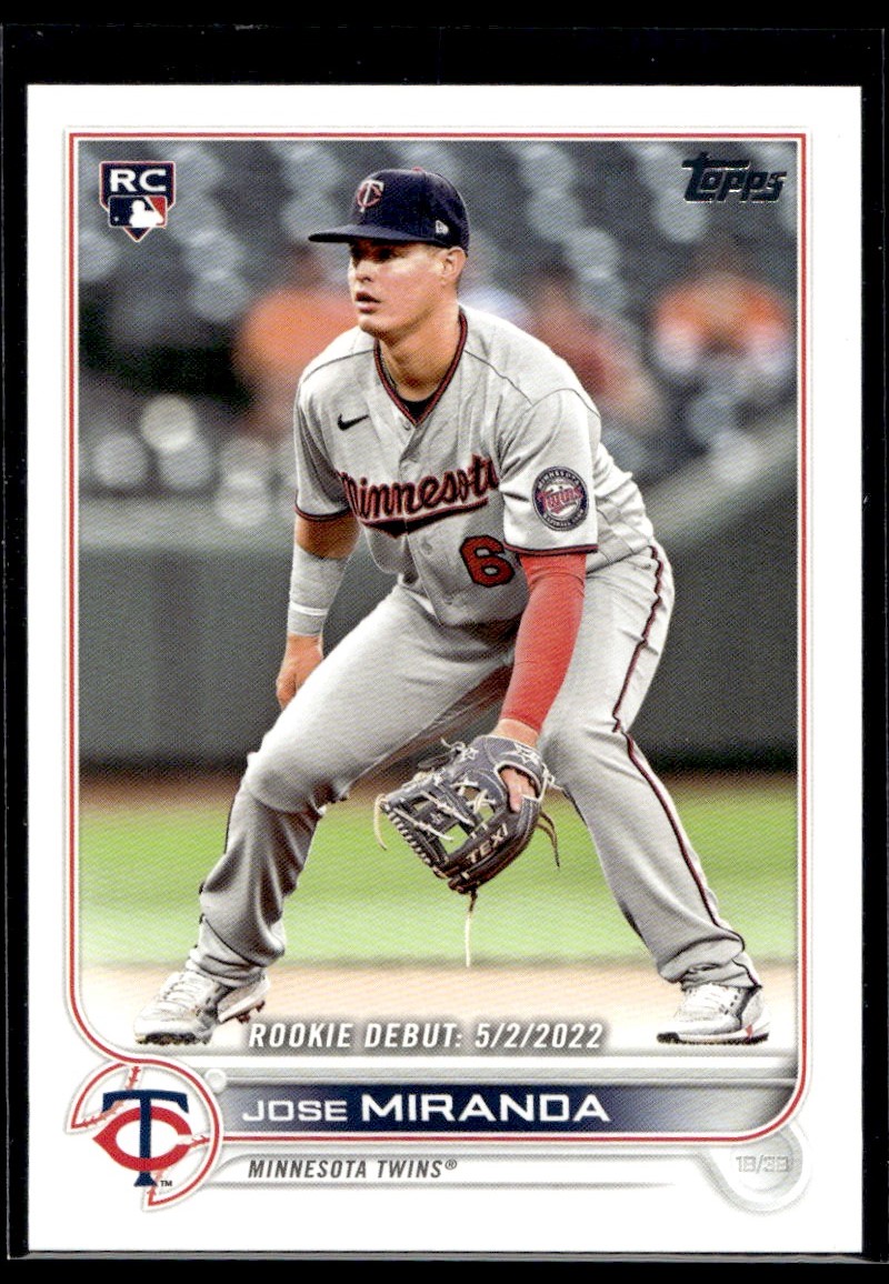 2022 Topps Update Jose Miranda #US5 on Kronozio