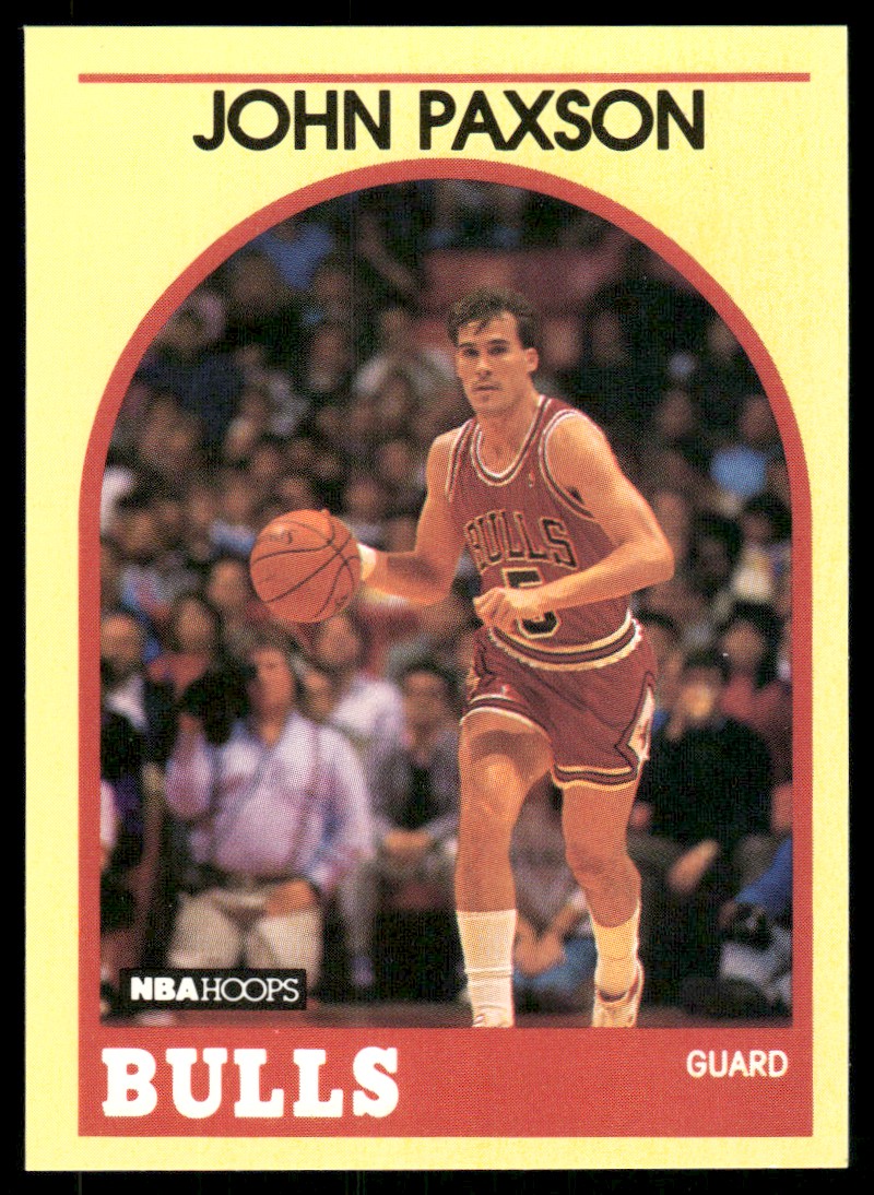 John Paxson Chicago Bulls #14 1990-91 NBA Hoops Basketball