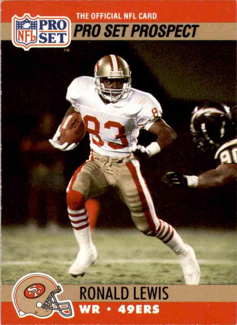 1990 NFL Pro Set Ronald Lewis San Francisco 49ers #750 | eBay