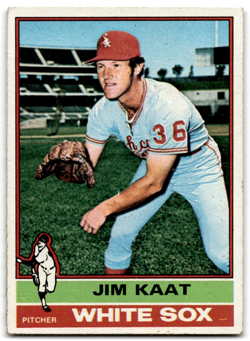 1976 Topps Jim Kaat #80 card front image