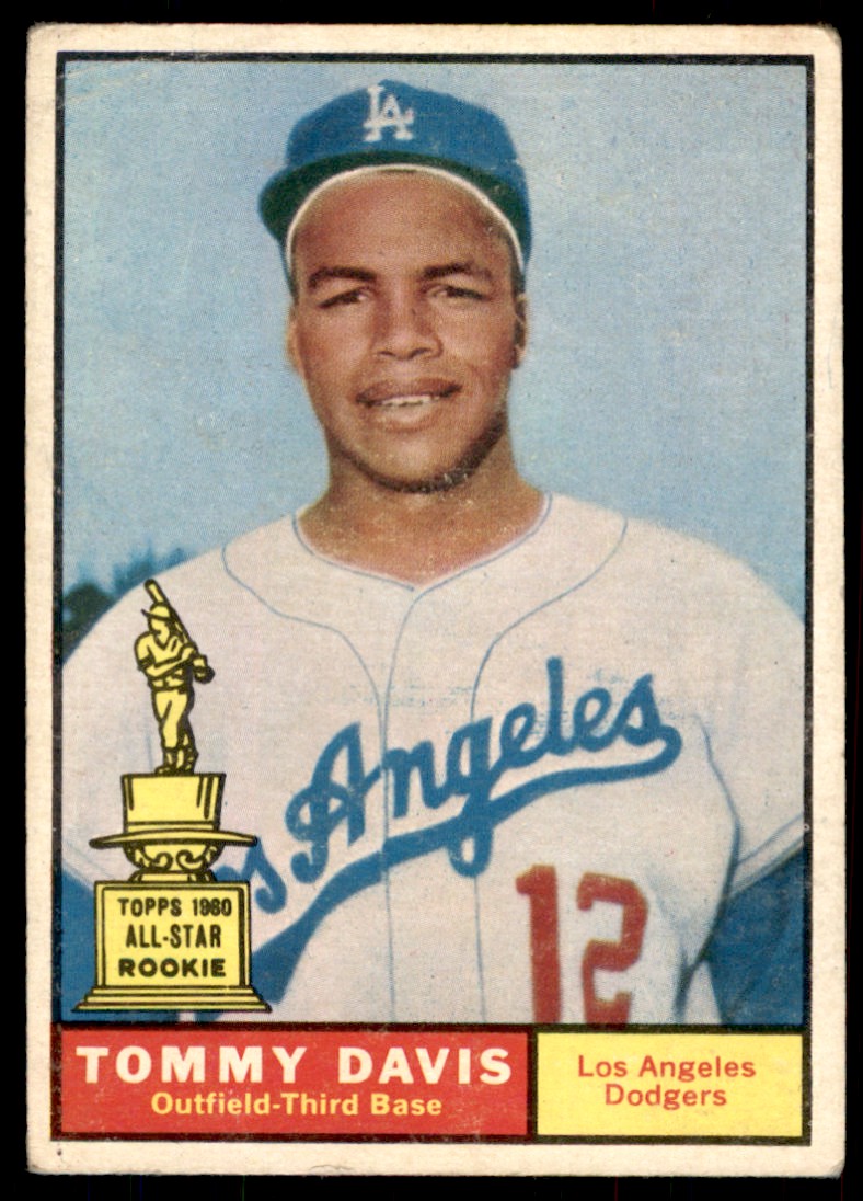 1961 Topps - Tommy Davis #168 card front image
