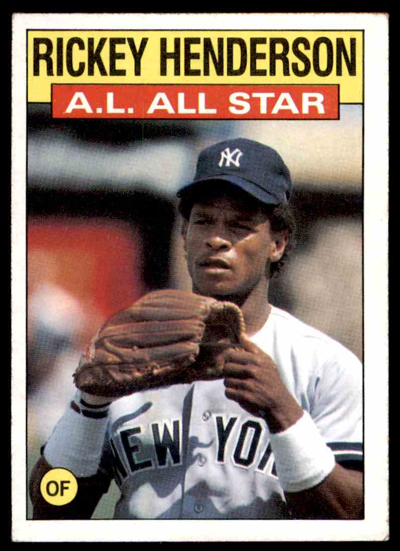 1986 Topps  MLB Rickey Henderson #716