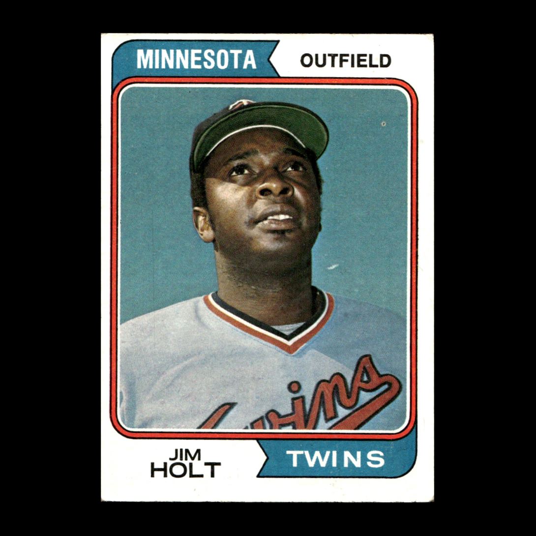 Jim Holt 1974 Topps Minnesota Twins #122 Nice! | eBay