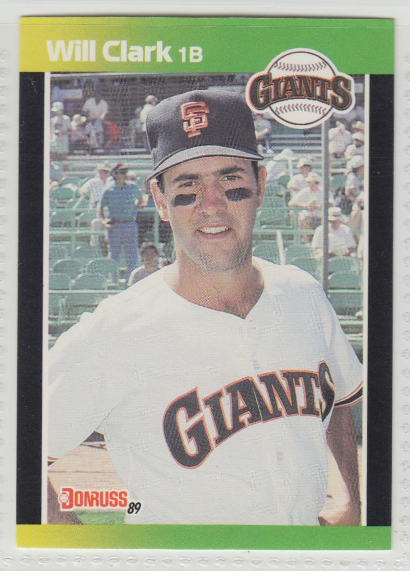 1989 Donruss Baseball's Best Will Clark #23 card front image
