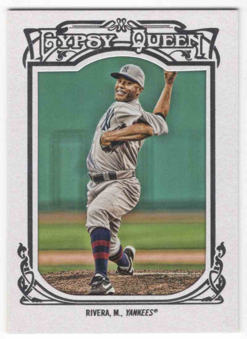 2018 Topps Gypsy Queen Framed White Mariano Rivera 86 On 2018 Topps Gypsy Queen Framed White Mariano Rivera 86 Card Front Image