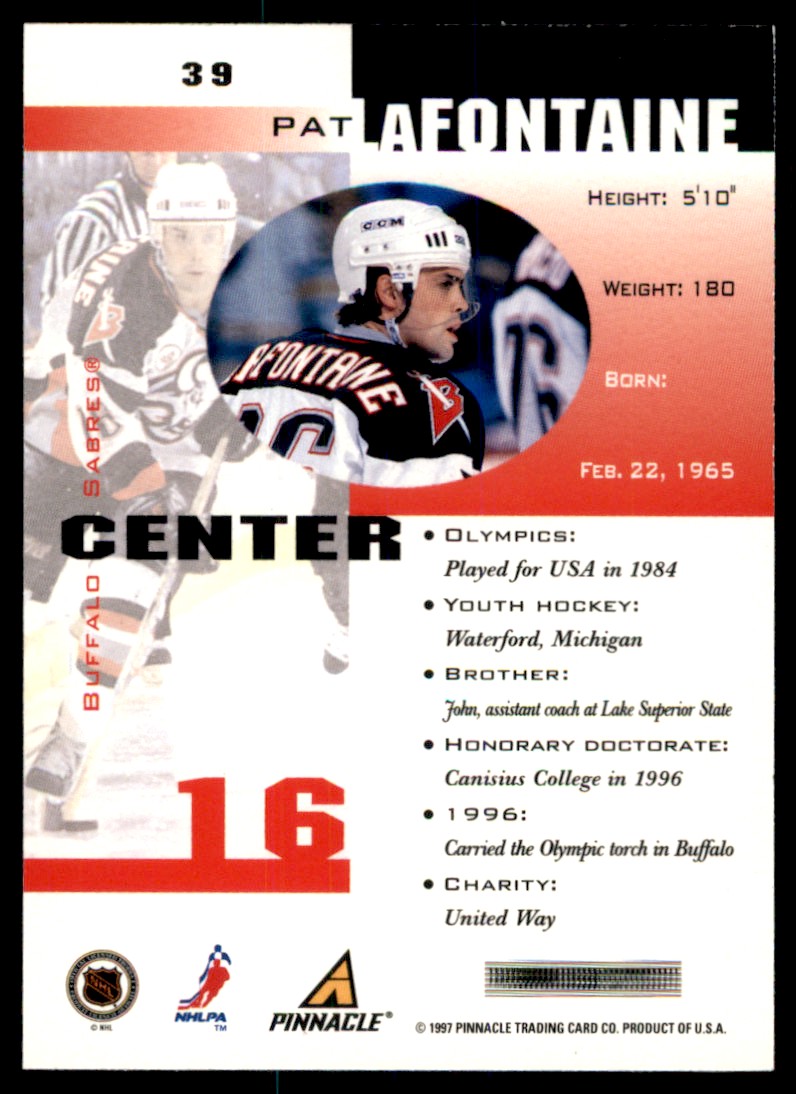 1997-98 Pinnacle Certified Red Teemu Selanne #39 card back image