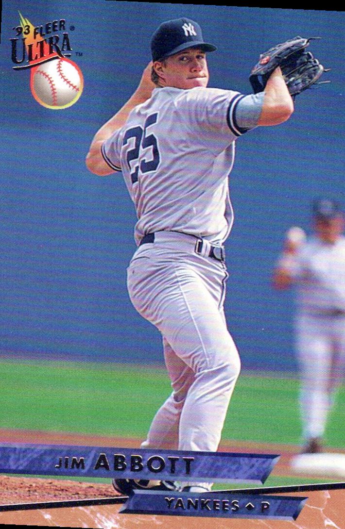 1993 Ultra Jim Abbott New York Yankees #590 | eBay