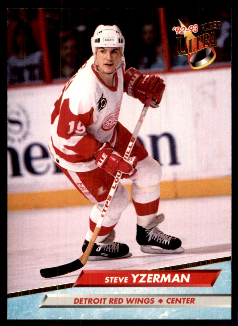 1992-93 Ultra Steve Yzerman Detroit Red Wings #55 | eBay