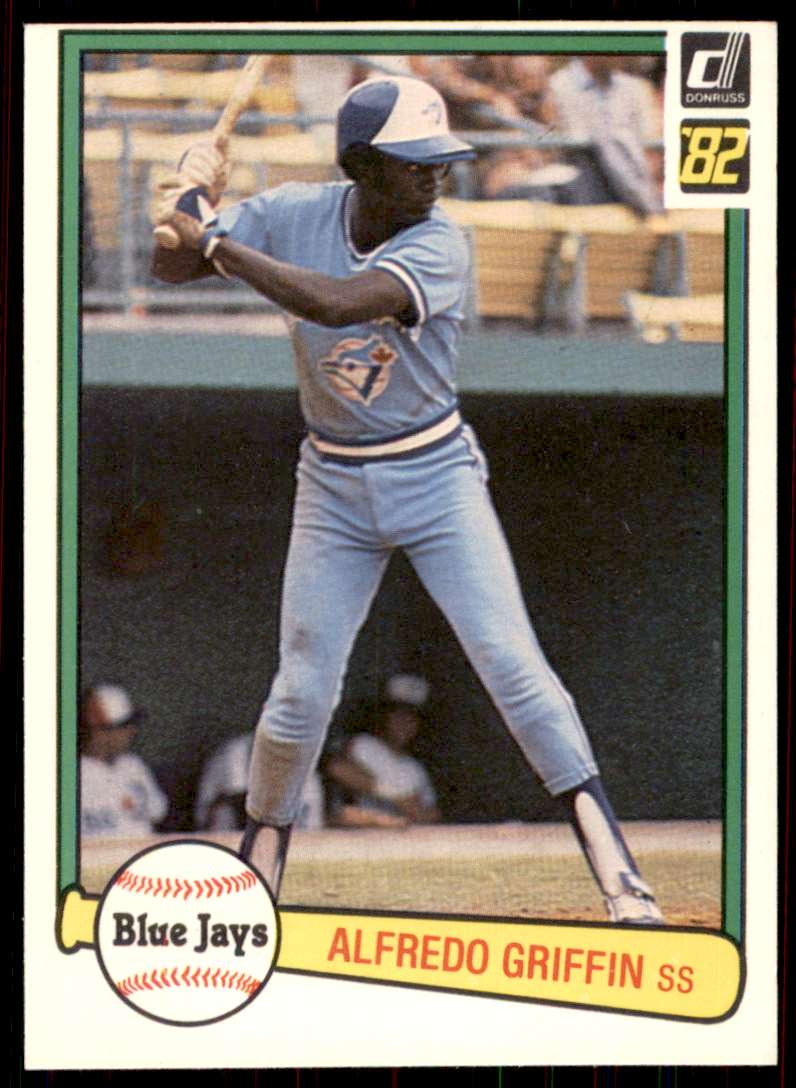 1982 Donruss Baseball Card #101 Alfredo Griffin