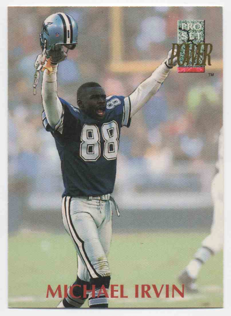 1992 Pro Set Power Michael Irvin #88 on Kronozio