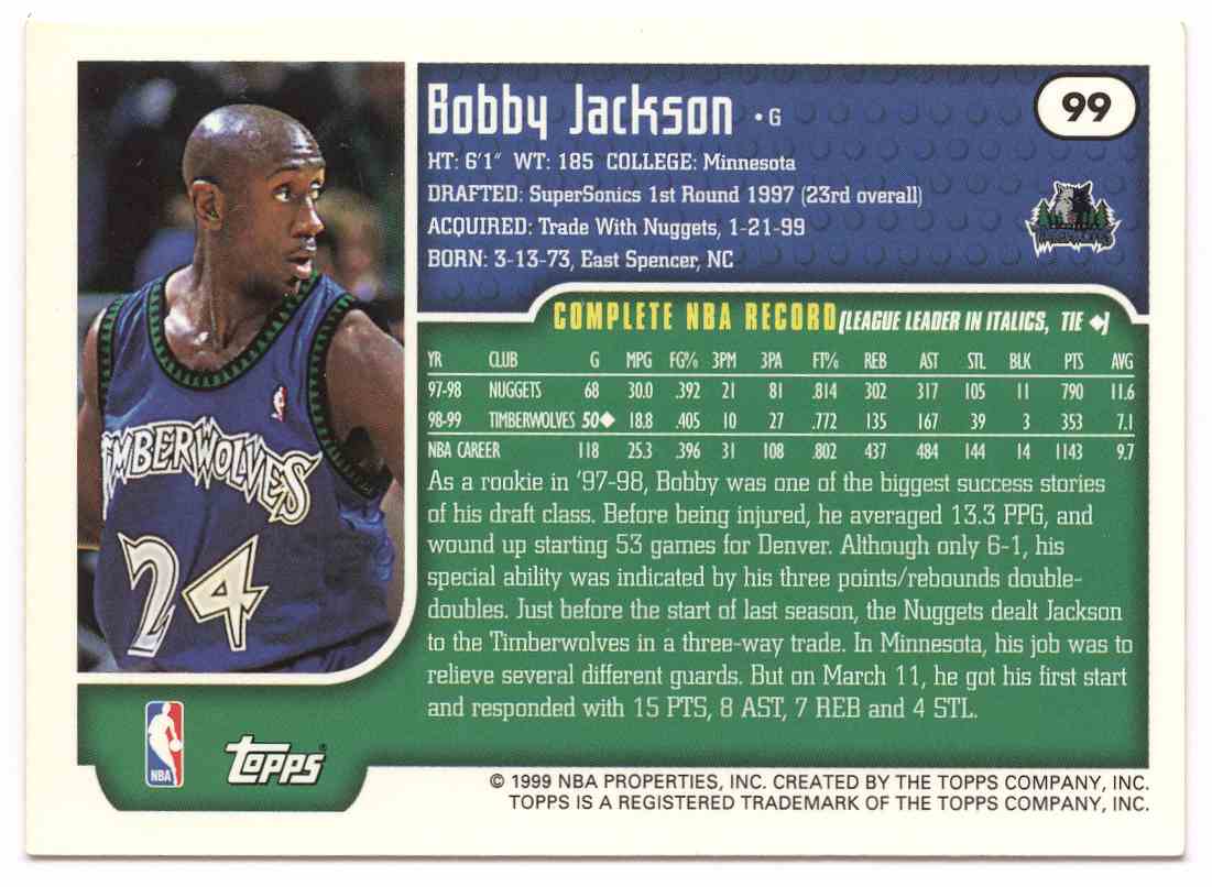 bobby jackson jersey