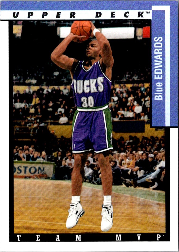 1993-94 Upper Deck Team MVP Blue Edwards #TM15