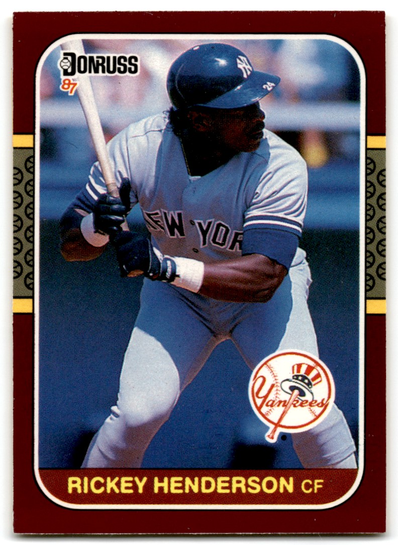 1987 Donruss Opening Day Rickey Henderson #248