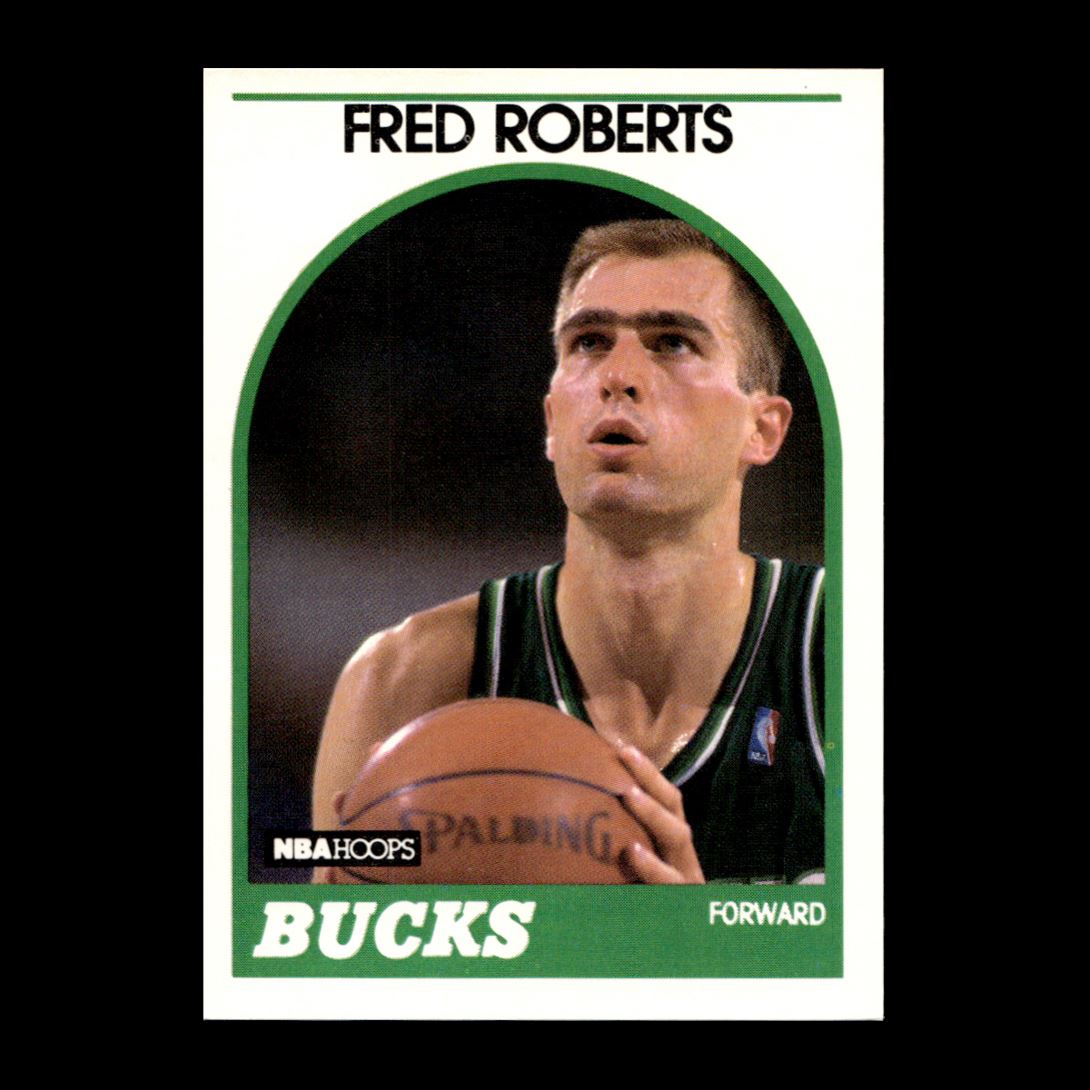 Fred Roberts 1989-90 Hoops Rookie Milwaukee Bucks #136 R328Y 56 | eBay