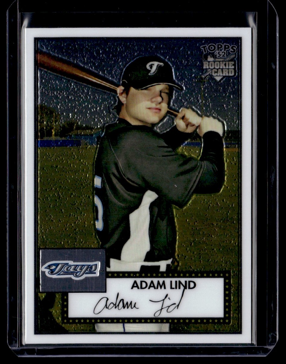 2007 Topps Rookie 1952 Edition Chrome Adam Lind #TCRC44 card front image
