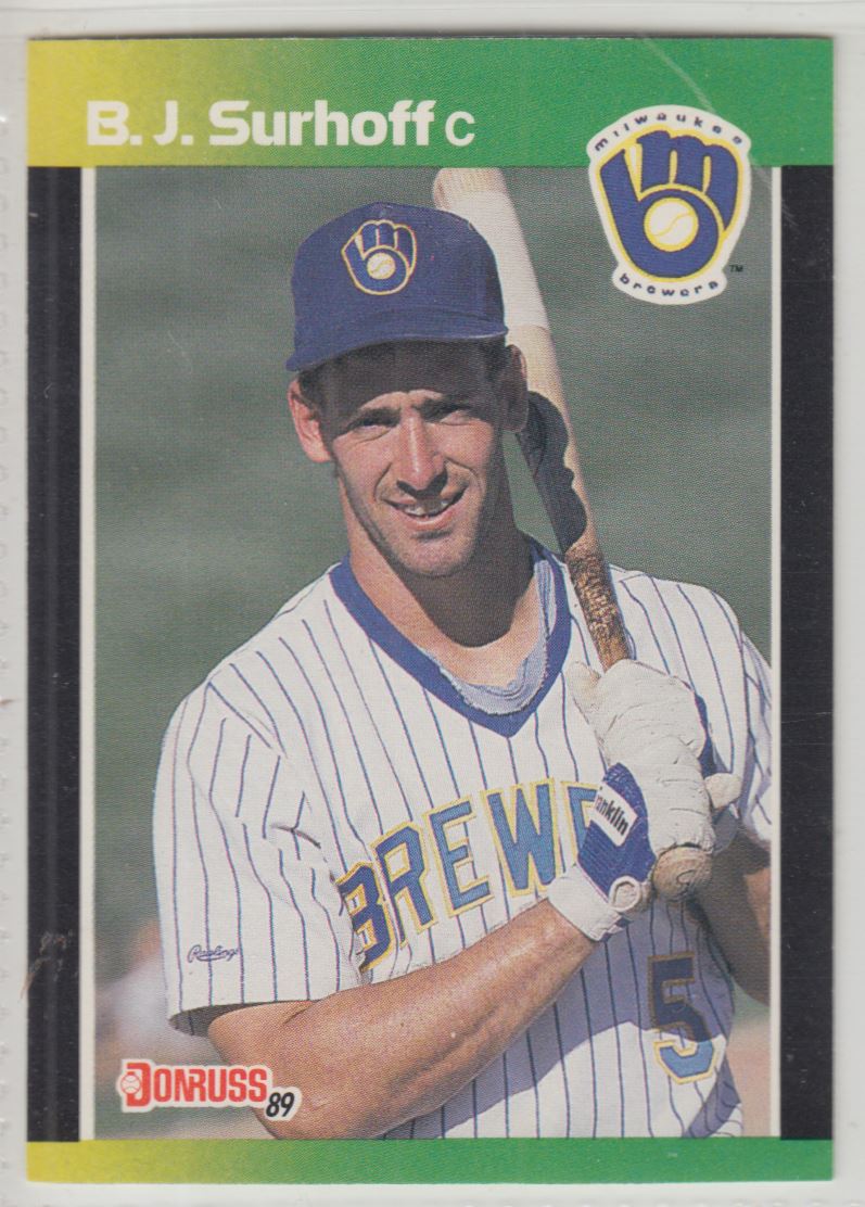 1989 Donruss Baseball's Best B.J. Surhoff #221 card front image