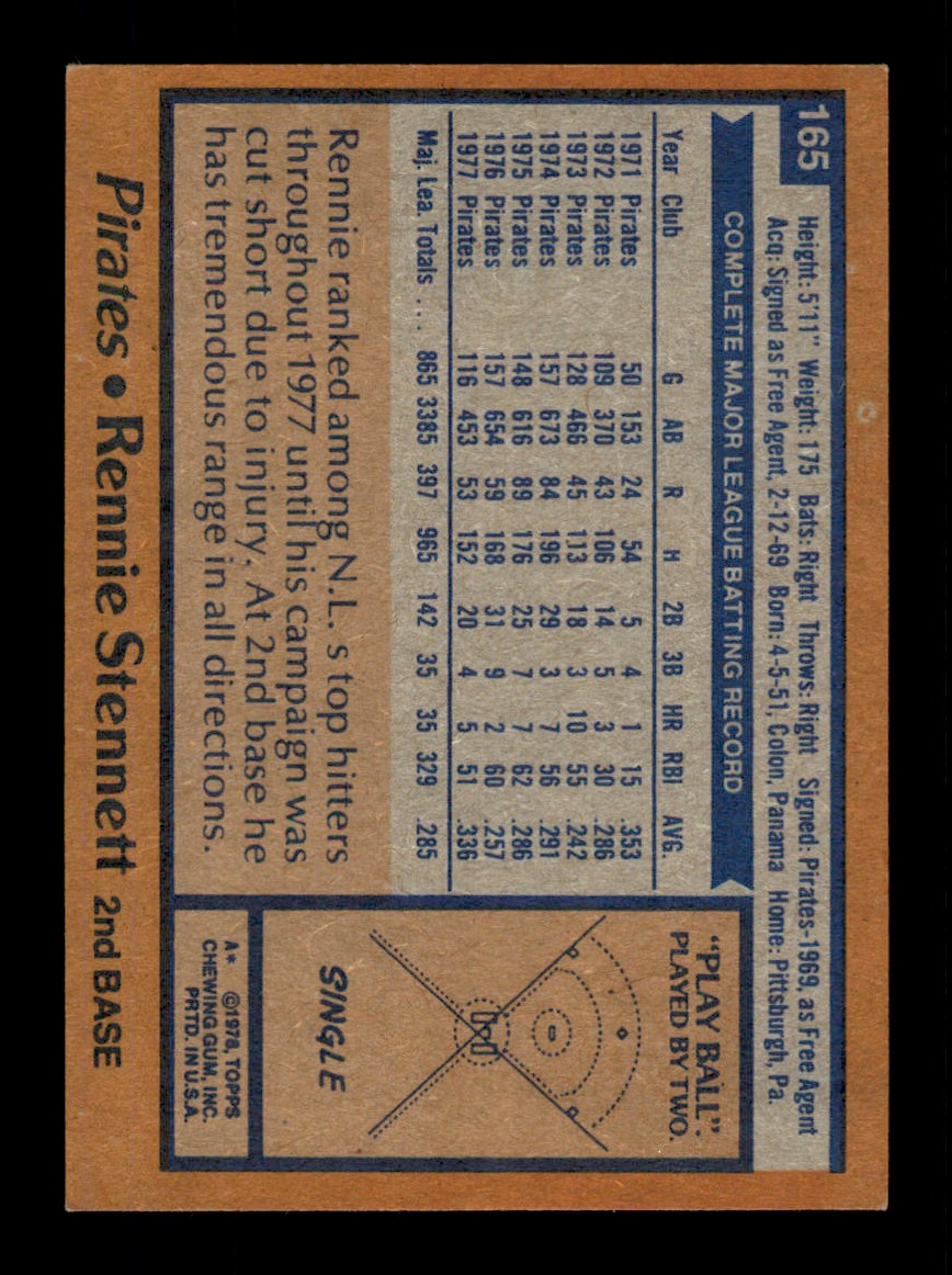 Topps Baseball #1-250 1978 - TÚ ELIGES - Completa tu conjunto - Imagen 329 de 499