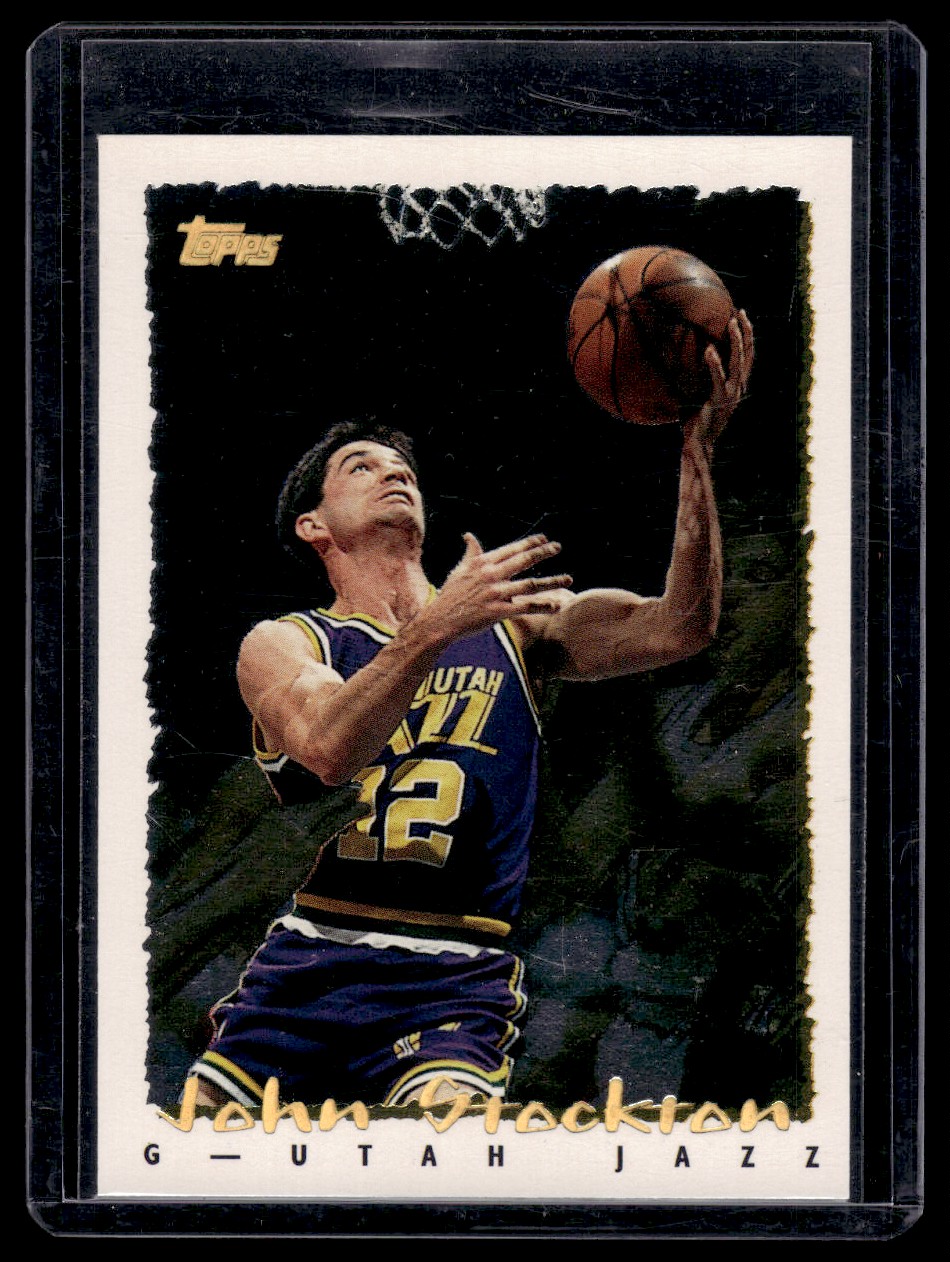 John Stockton 1995-96 Topps #3 Utah Jazz | eBay
