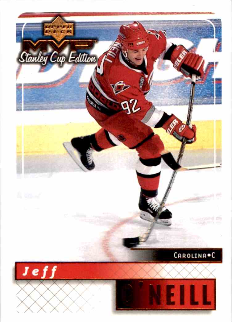 1999-00 Upper Deck MVP Stanley Cup Edition Jeff O'Neill #37 | eBay