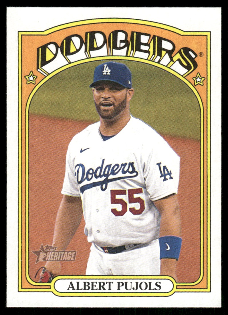 Albert Pujols 2023 Topps Chrome Legends Orange Refractor