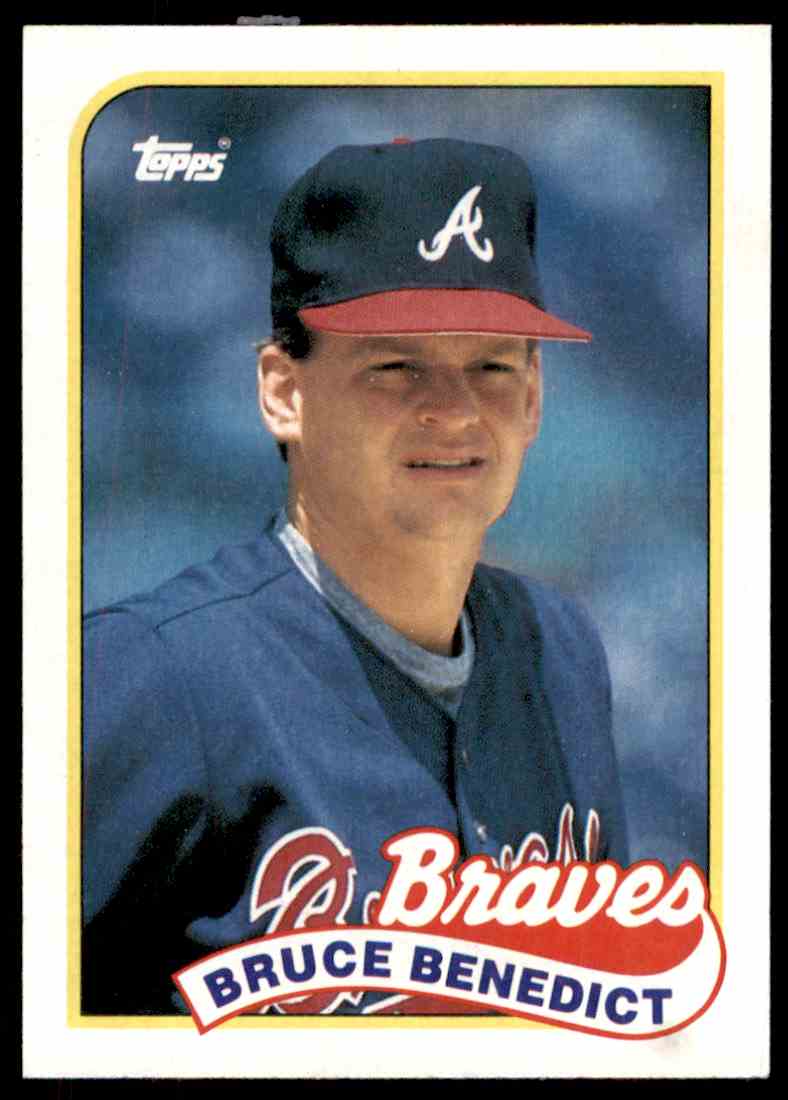 1989 Topps MLB Bruce Benedict #778