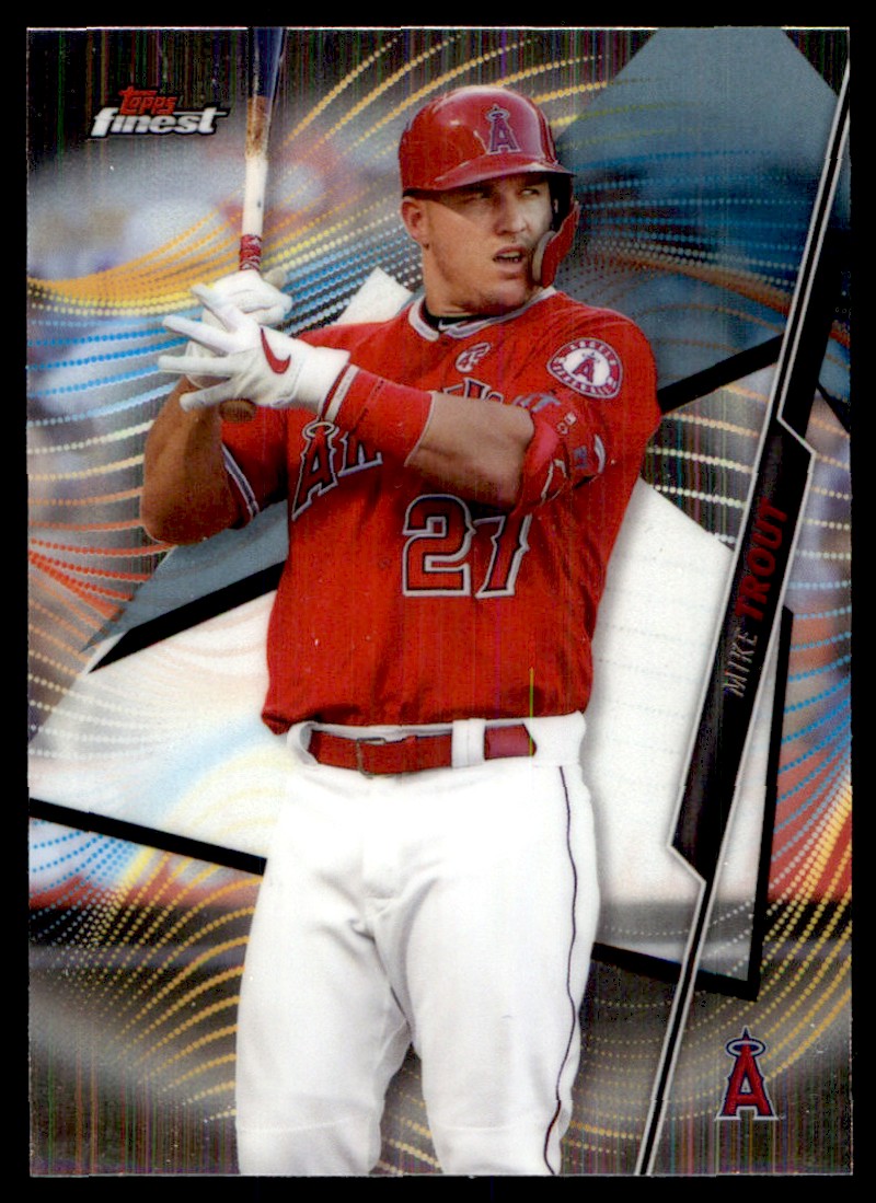 2020 Finest Mike Trout #1 card front image