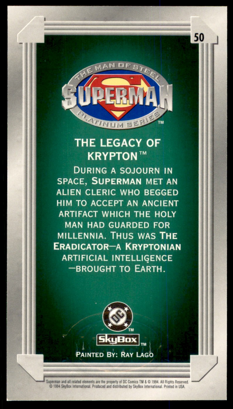 1994 DC Superman The Man of Steel The Legacy of Krypton #50 on Kronozio