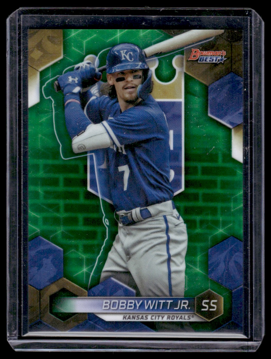 2024 Bowmans Best Green Bobby Witt Jr. 44/99 Kansas City Royals #6 