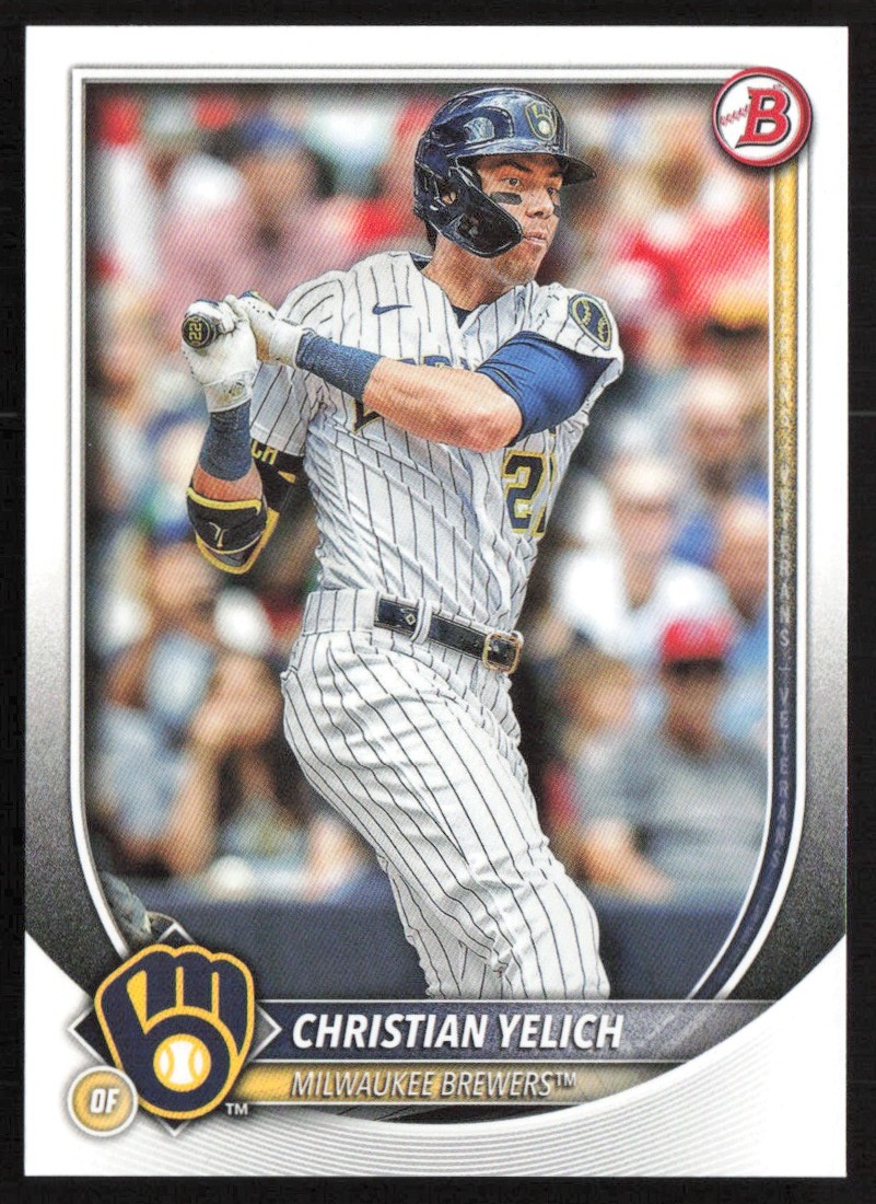 ユウbaseball 2025 Bowman Base Christian Yelich Milwaukee Brewers #67 | eBay