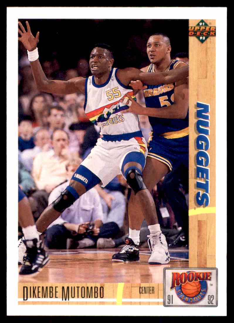 1991 92 UPPER DECK DIKEMBE MUTOMBO ROOKIE RC R29 EBay