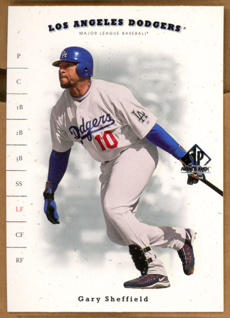 2001 SP Authentic Gary Sheffield Los Angeles Dodgers #61 | eBay