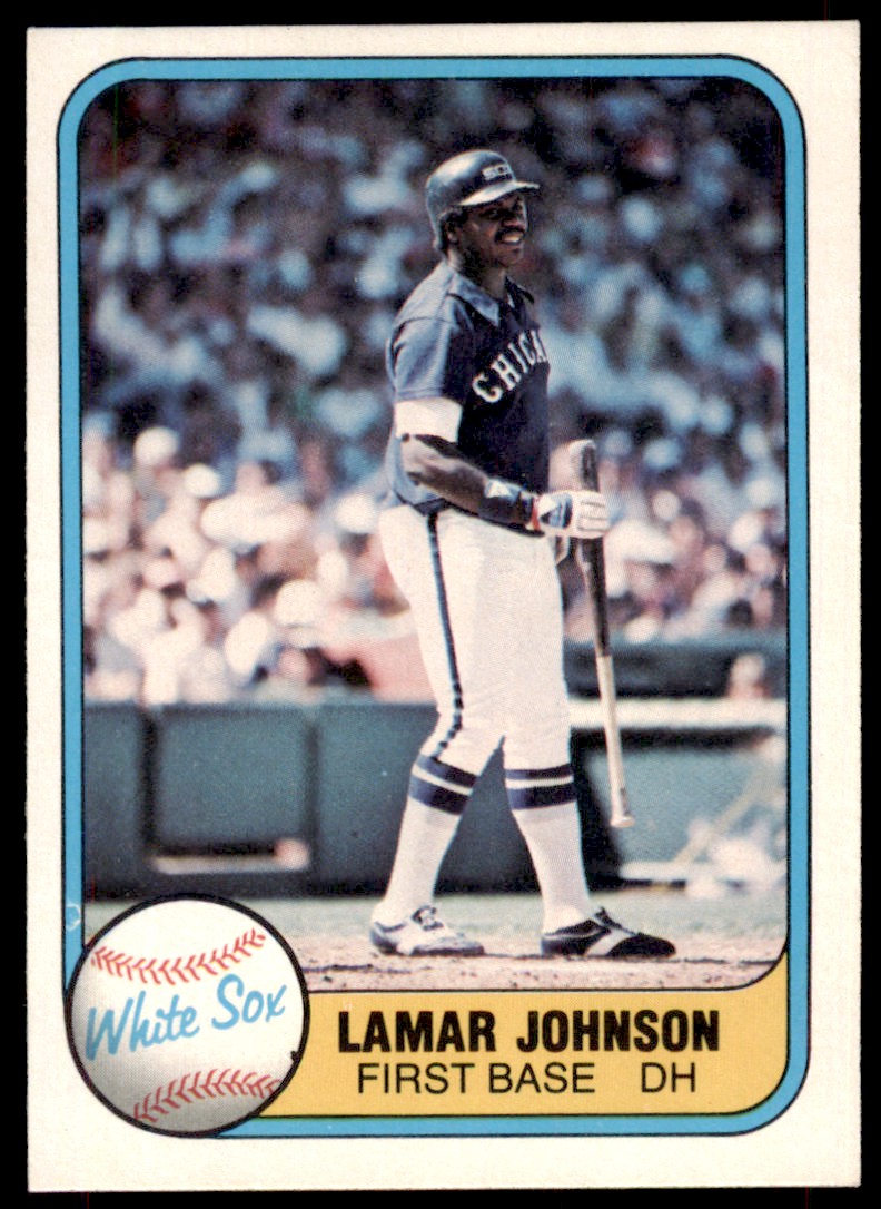 1981 Fleer Lamar Johnson #350