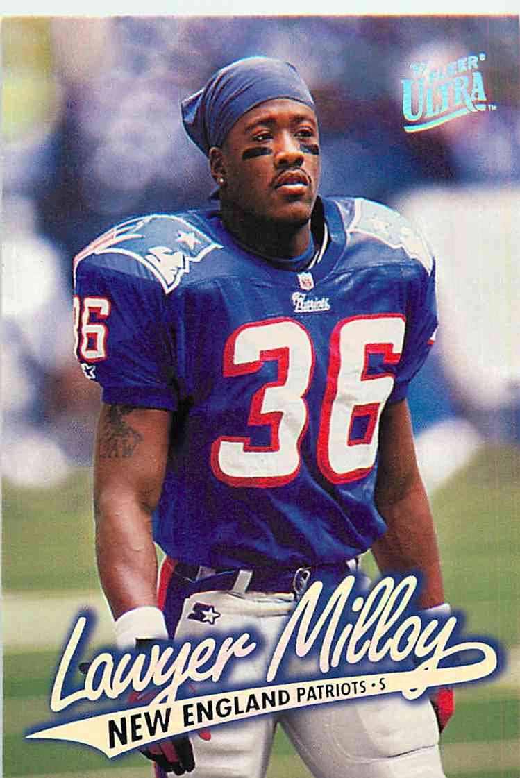 11 Fleer Ultra Lawyer Milloy #11 on Kronozio