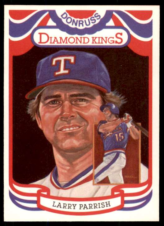 1984 Donruss Baseball Diamond Kings Larry Parrish Rangers ...