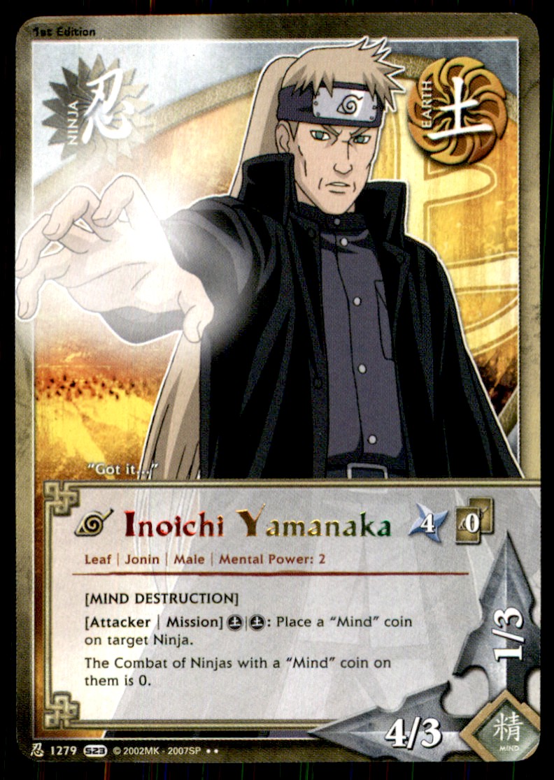 Naruto CCG Inochi Yamanaka #1279 Rainbow NM | eBay
