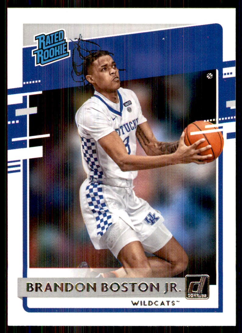 2021-22 Panini Chronicles Draft Picks Brandon Boston Jr./Donruss #50 card front image