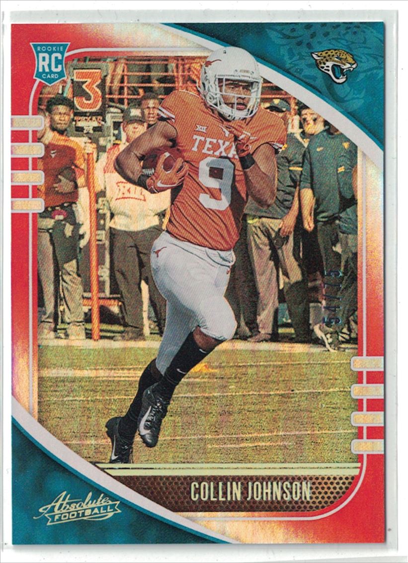 2020 Panini Absolute Collin Johnson RC #54/75 Jacksonville Jaguars