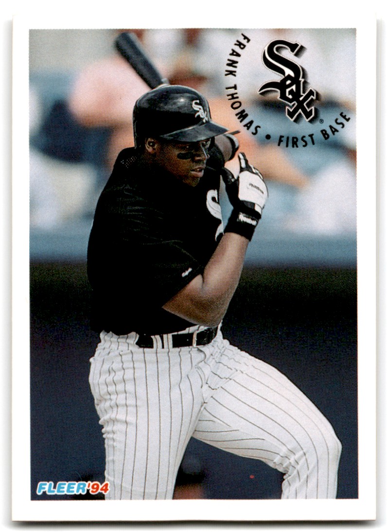 1994 Fleer FRANK THOMAS Baseball Card 96 Chicago White Sox