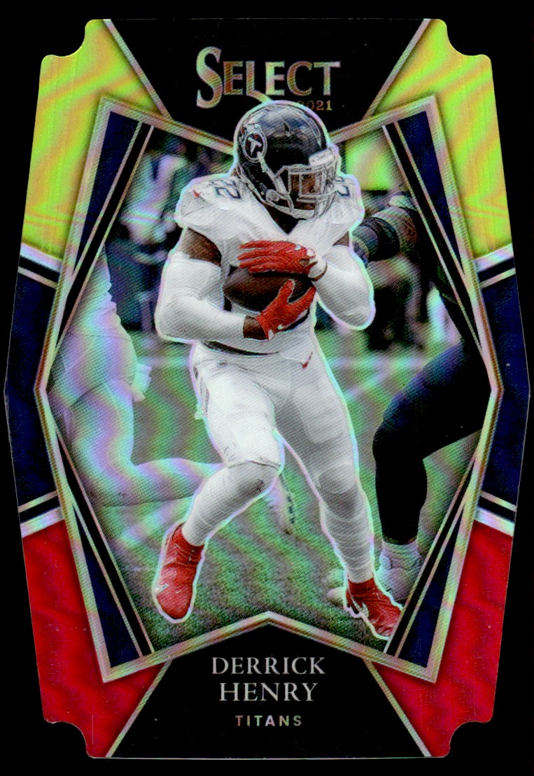 : 2021 PANINI SELECT #133 DERRICK HENRY PREMIER LEVEL TENNESSEE  TITANS FOOTBALL OFFICIAL TRADING CARD OF THE NFL : Collectibles & Fine Art